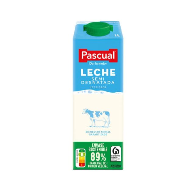 Leche Semi Desnatada 1 Lt