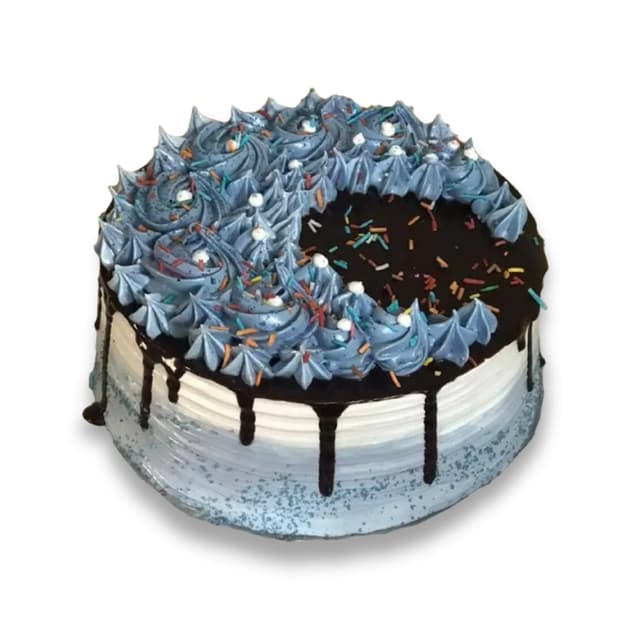 Cake Con Cubierta De Chocolate