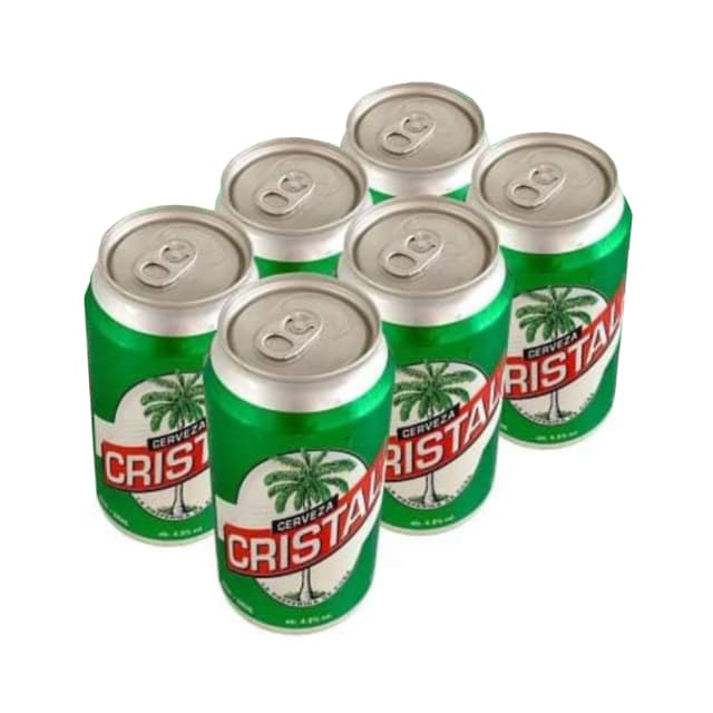 Cervezas Cristal 6u X 355 Ml