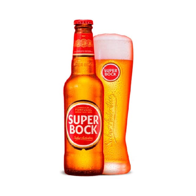 Cerveza Lager Super Bock De Botella