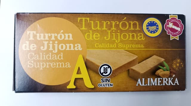 Turrón Jijona Alimerka Calidad Suprema